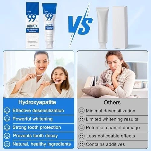 9.9% Hydroxyapatite Toothpaste, 4.23 Oz Nano Hydroxyapatite Toothpaste for Ename