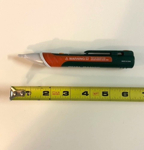 EXTECH DV25 Dual Range AC Electrical Voltage Detector Ticker Tool Flashlight DC