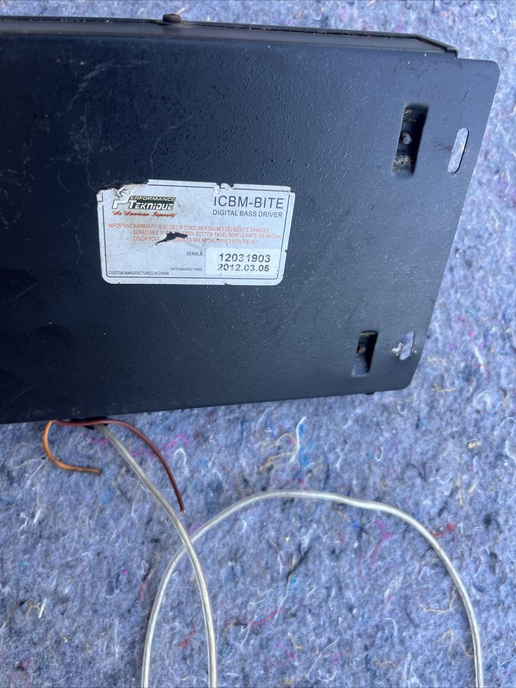 Performance Teknique ICBM-BITE Digital Bass Reconstruction Processor Untested