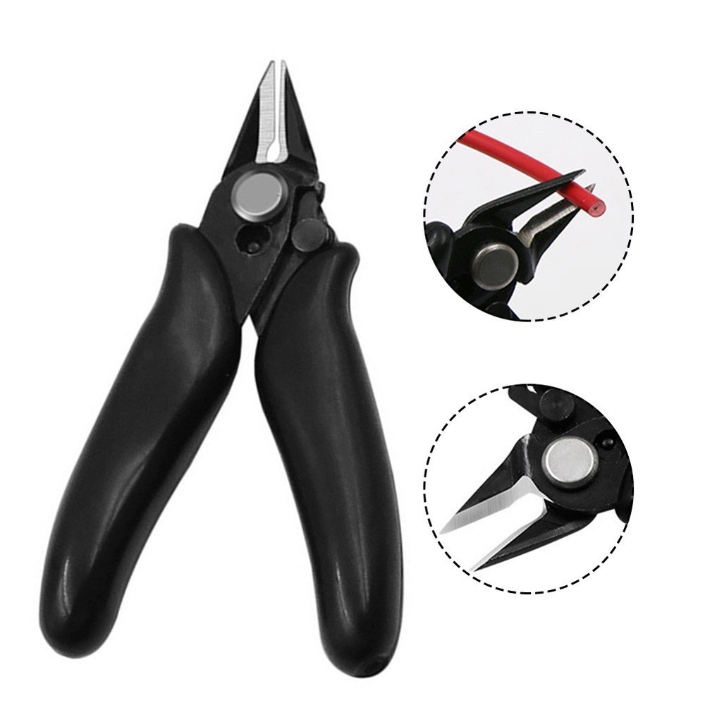 Precise Cuts Electrical Nippers Automatic Rebound Function Comfortable Grip