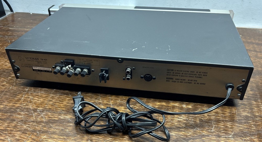 Luxman TX-101 Computer Analyzed Tuning Digital Tuner - Custom Blue LED Upgrade
