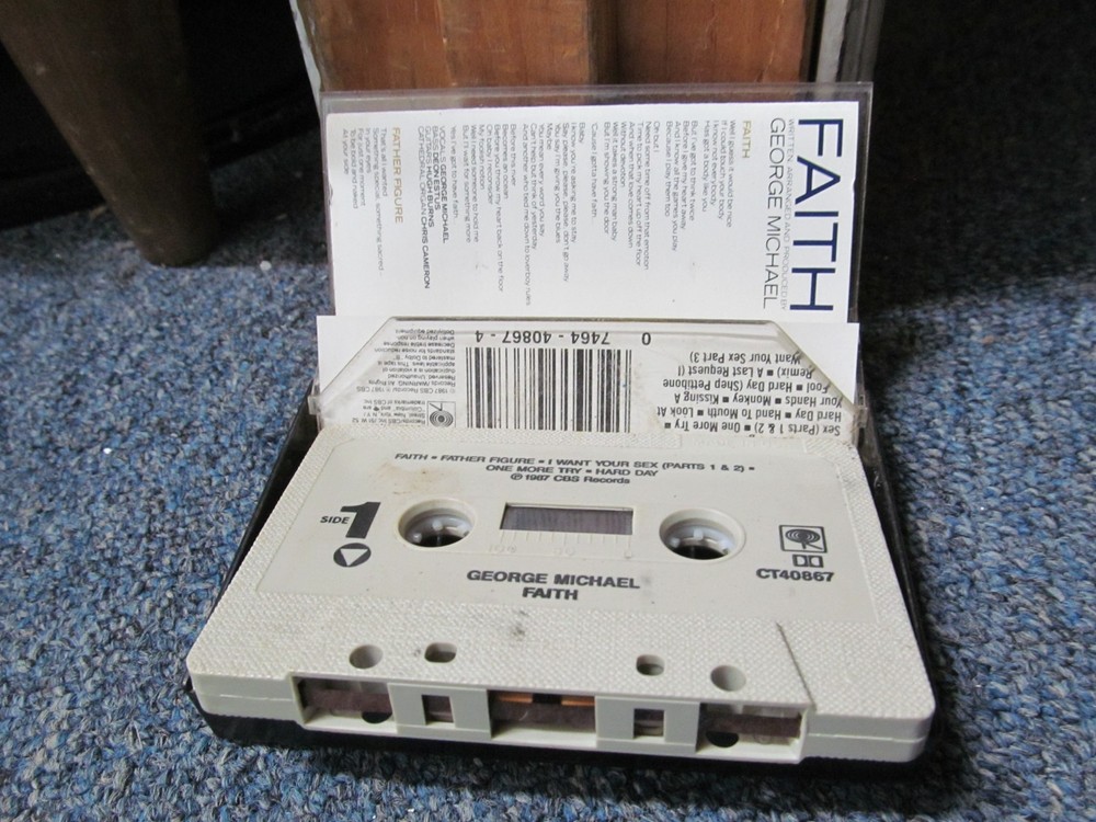 George Michael - Faith - Cassette UNTESTED / AS-IS - For Insert & Case