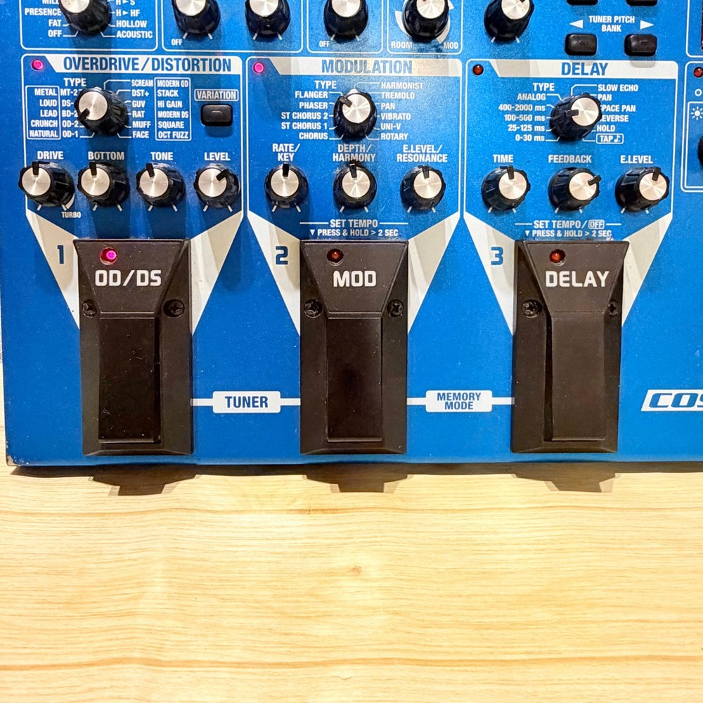 BOSS ME-50 Guitar Multi-Effects Pedal Processor Distortion Modulation Delay Test