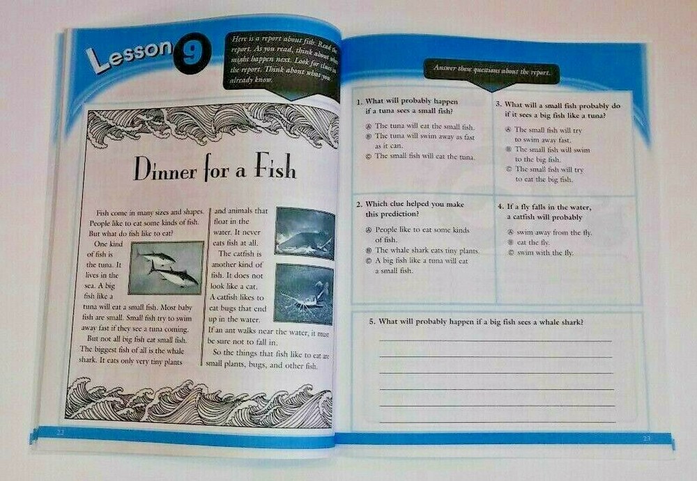 +ANSWERS! Reading Comprehension Focus On Making Predictions 1st Grade 1 & 2