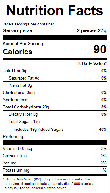 GUMMIES - Orange Slice - Select Weight