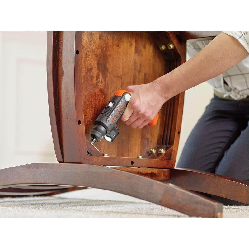 BLACK+DECKER BDCSFL20C 4V MAX Cordless Screwdriver LED