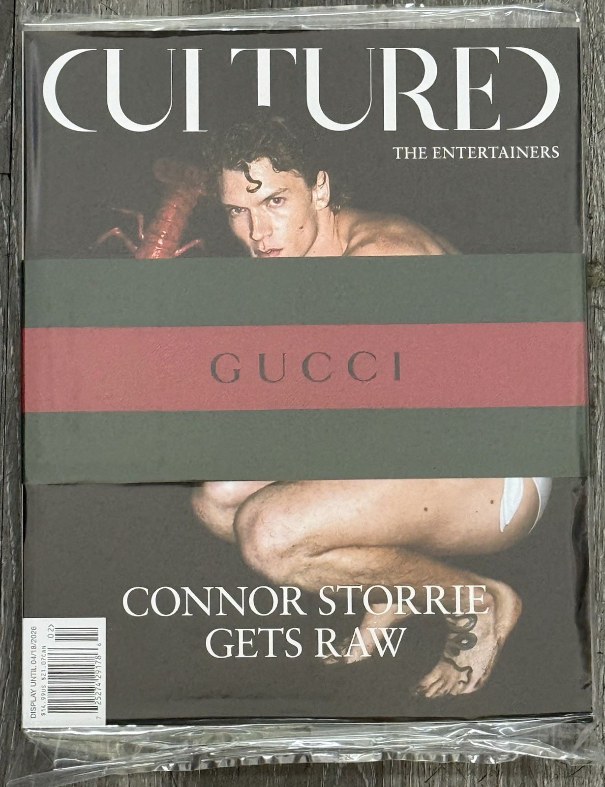 CULTURED MAGAZINE  - THE ENTERTAINERS -FEB/MARCH 2026-CONNOR STORRIE - BRAND NEW