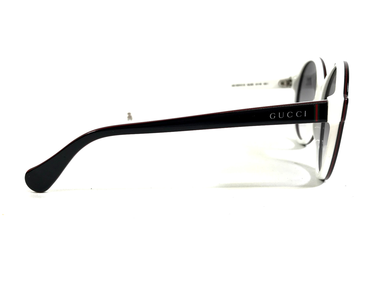 Gucci Kids Sunglasses GG5001/C/S IQLBD Black White Round Frames with Gray Lenses