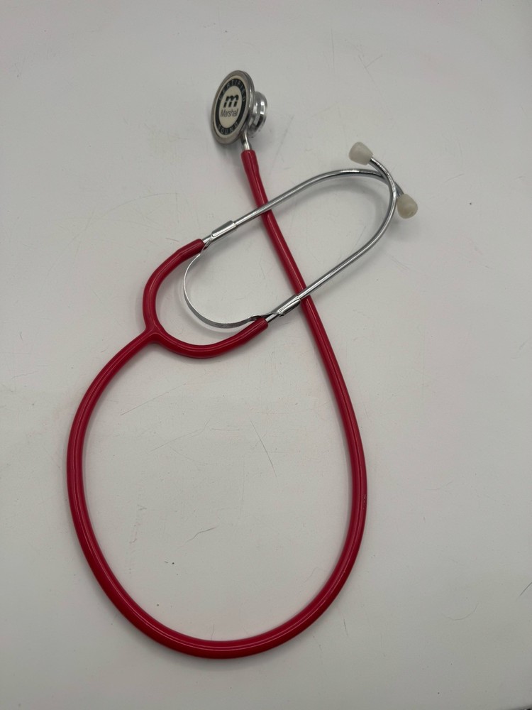 Marshall Medical Red Stethoscope Model Unknown 31” Long
