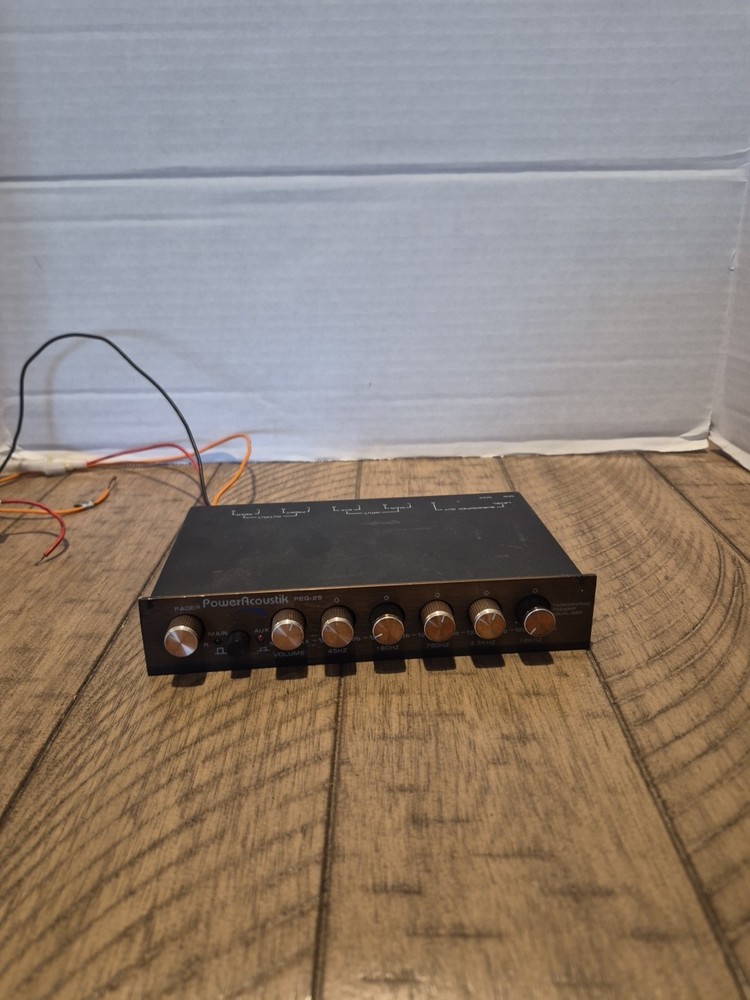 power acoustik equalizer Peq-25 Tested Working Great