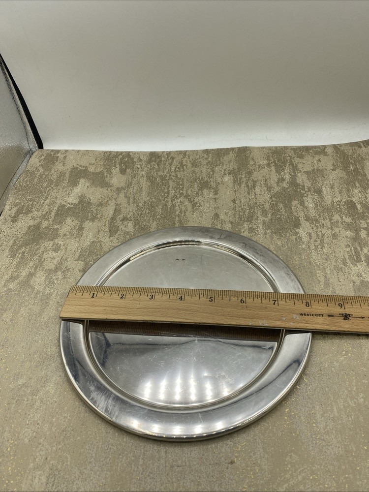 Vintage 1970s Silverplate by Boardman Server Small Dish 8”