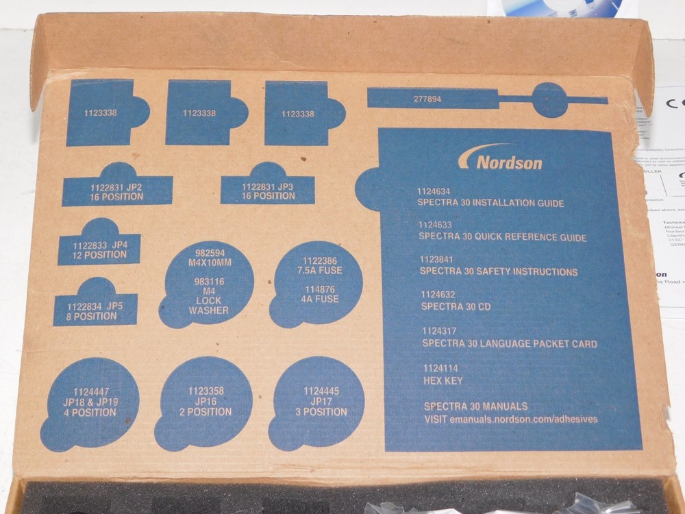New Nordson 1124670 Spectra 30 Pattern Controller Module System Parts Kit Set