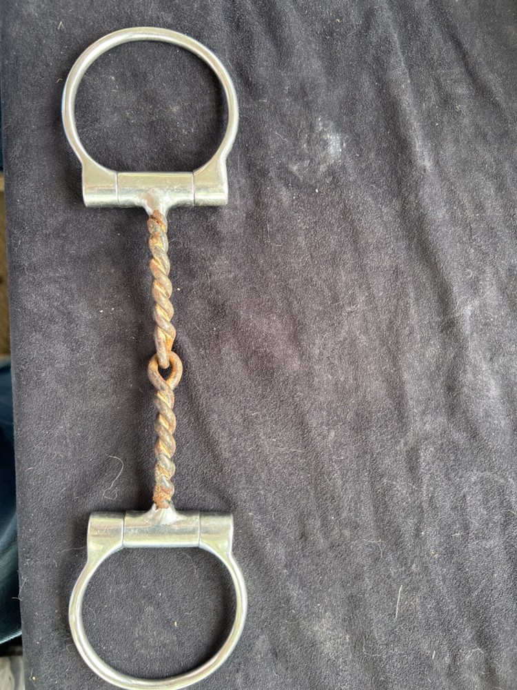 Dee Ring Twisted Snaffle Bit