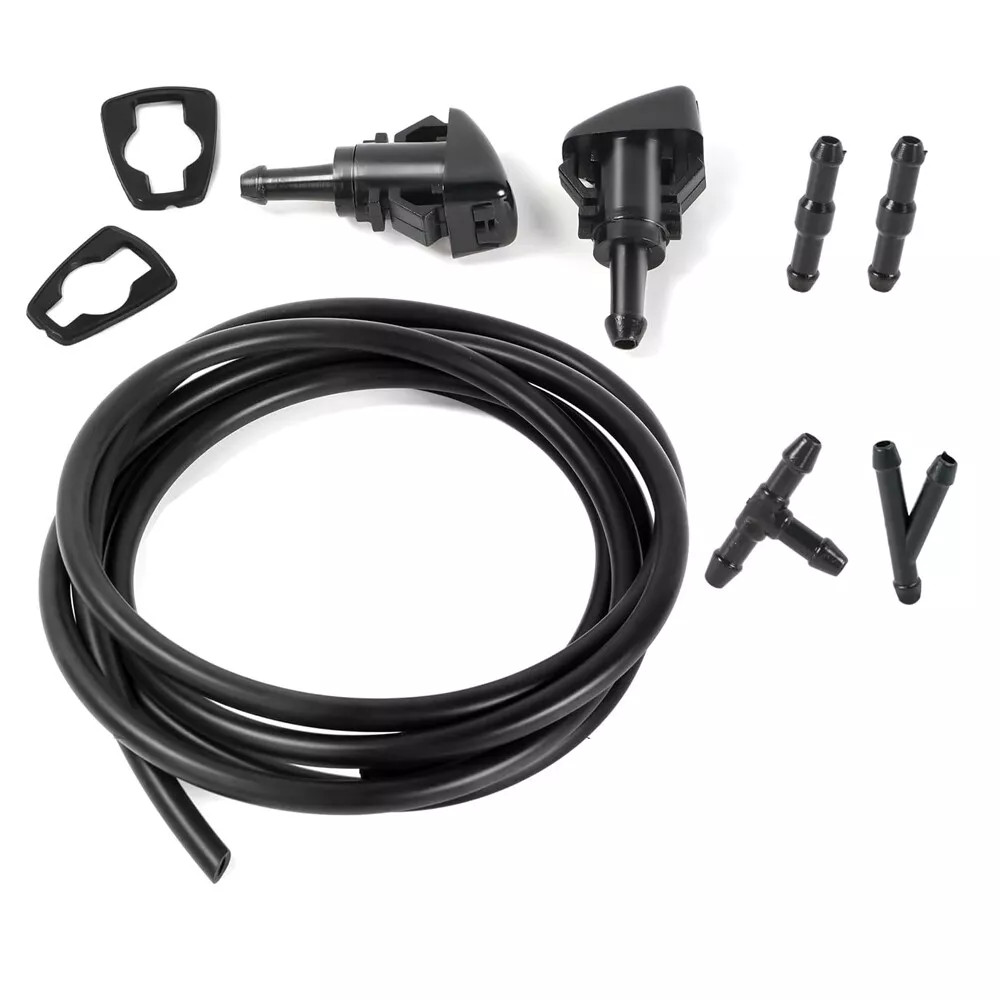 2PCS Windshield Washer Wiper Water Spray Nozzle for Chrysler 300C Jeep Dodge Ram