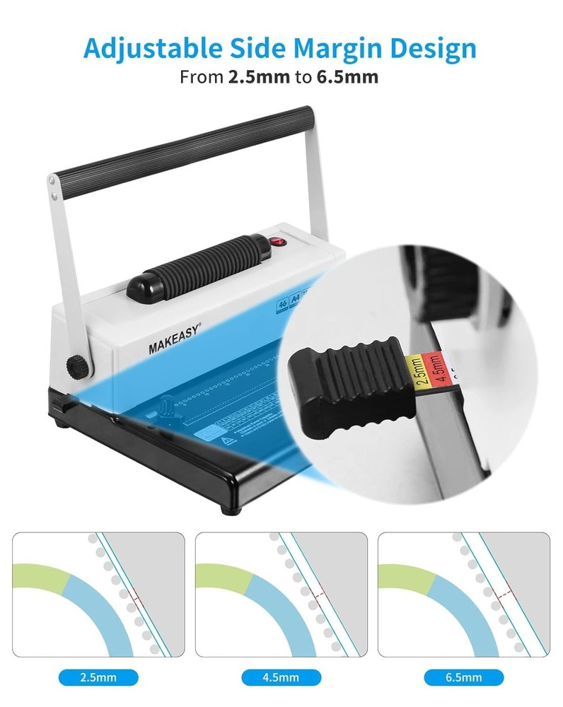 Coil Spiral Binding Machine - Electric Coil Inserter