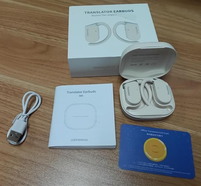 M9 Language Translator earbuds