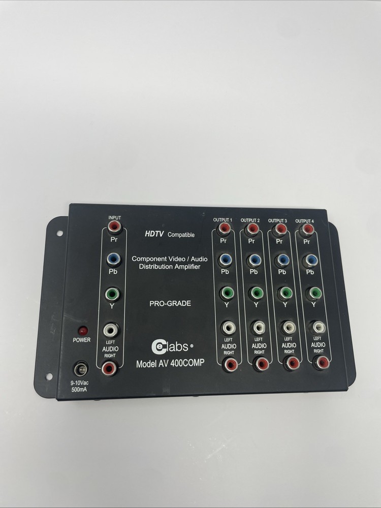 CE Labs Model AV 400COMP High Performance Audio & Video Distribution Amplifier A