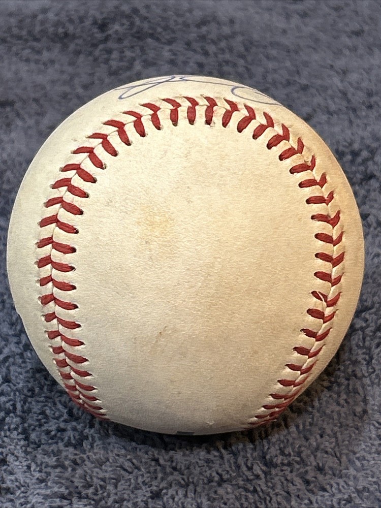 tate dillon signed baseball autograph ball auto D