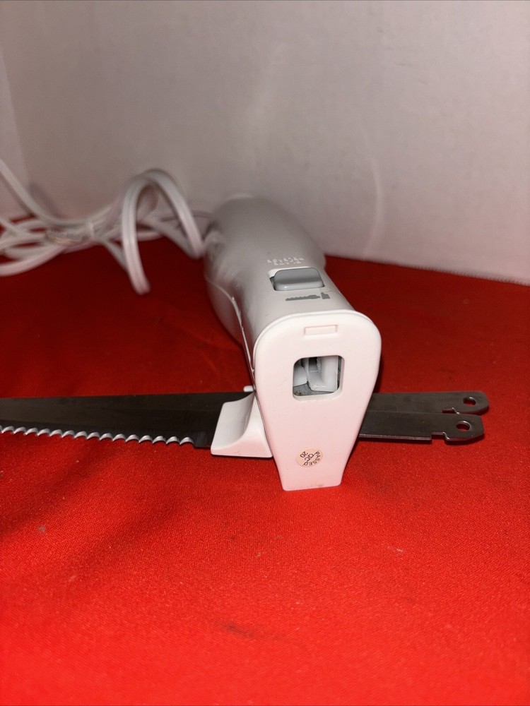 Proctor Silex Easy Slice Electric Knife White Carving Tested