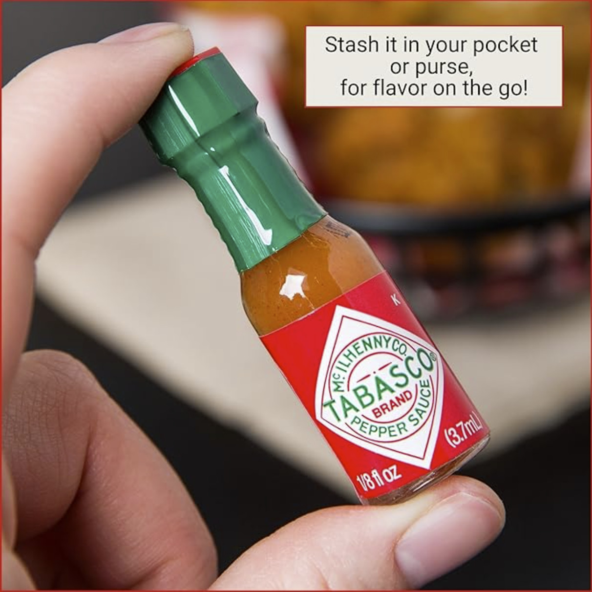 10 Tabasco Sauce Mini Bottle 1/8oz in Gift Tin Best Gift for Spicy Lovers NEW