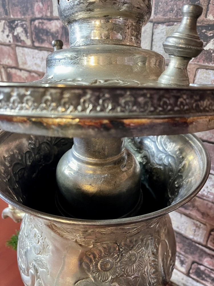ANTIQUE MOROCCAN SAMOVAR 31” TALL