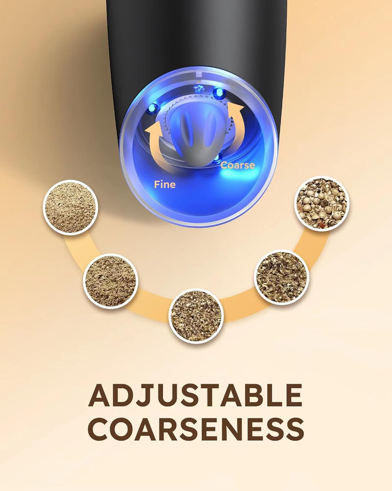 Gravity Electric Salt Pepper Grinder Set 9oz XL