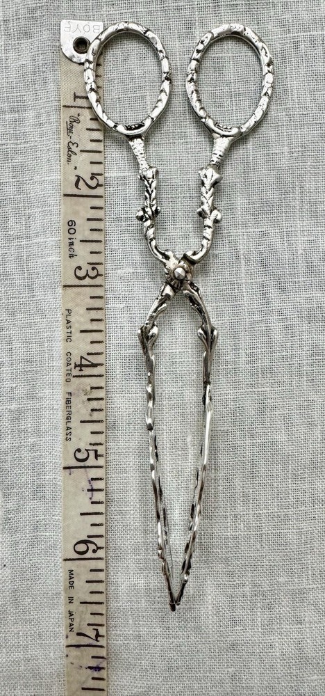 Antique Swedish Solid Silver 830 Sugar/Cookie Tongs