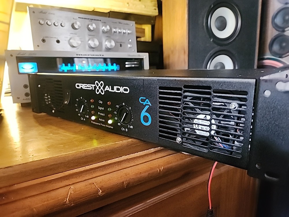 Crest Audio CA6 Professional Power Amplifier - 1500W - Cleaned &Fully Tested 🔥