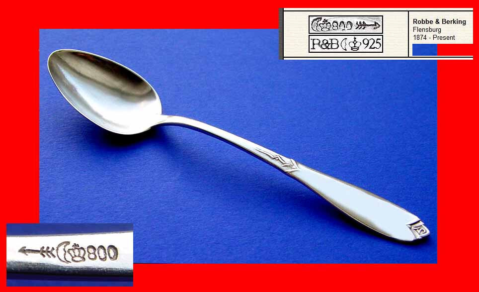 Elegant Spoon by Robbe & Berking, 800 Silver A360