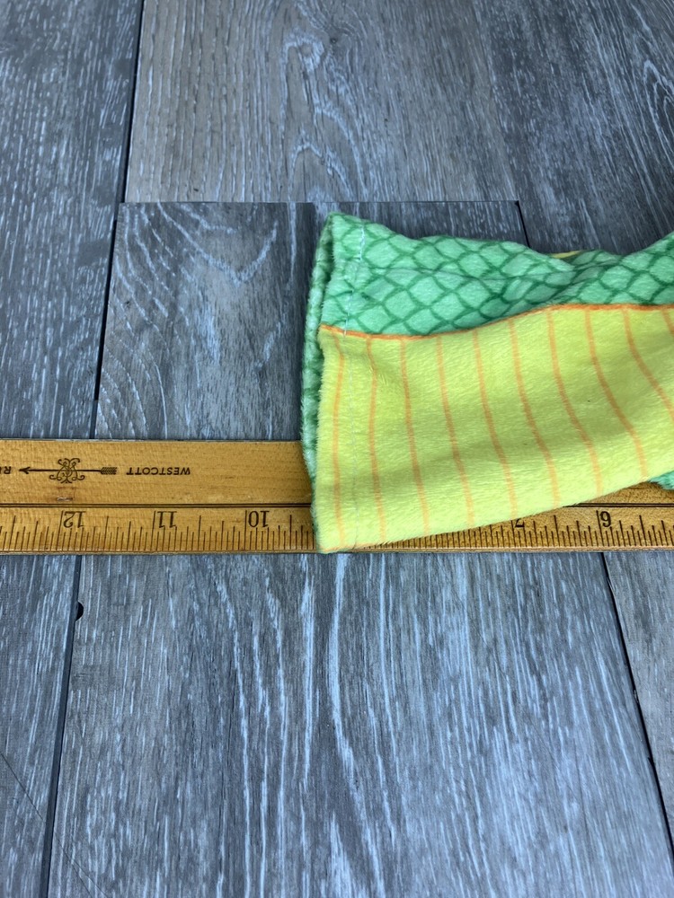 Dragon Hand Puppet Green 9” Long