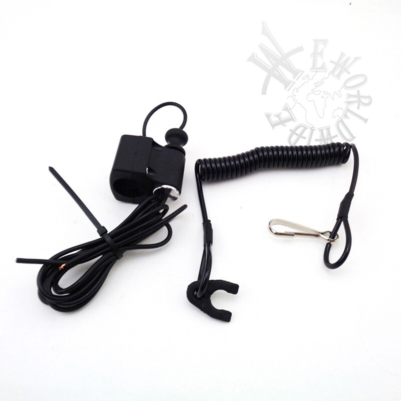Racing Tether Pull Kill Switch For Can Am Kawaski Brute Polaris Predator ATV