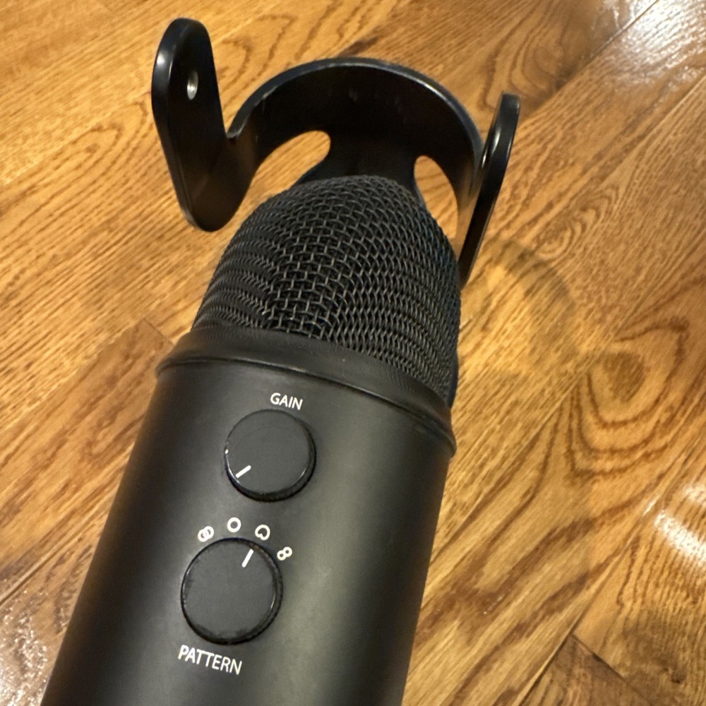 Blue Yeti Microphone Used Working Black