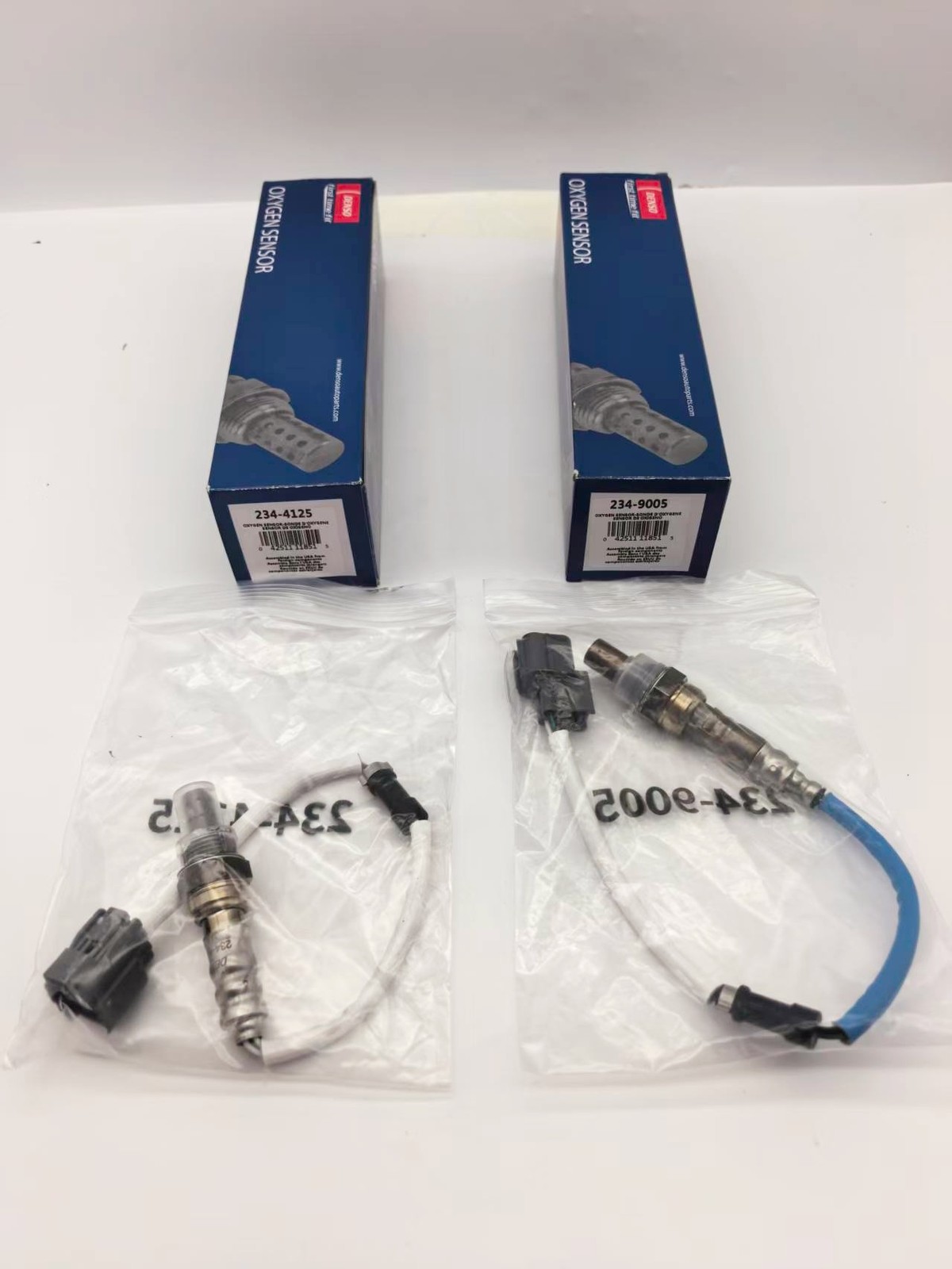 2Pcs Air Fuel Ratio Up&Downstream Oxygen O2 Sensor For 2002-2004 Honda CR-V 2.4L