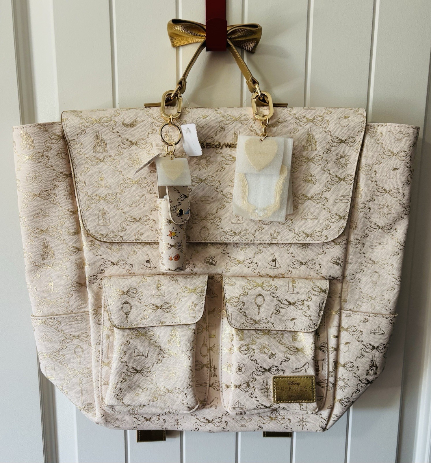 NEW Bath & Body Works Disney Princess Backpack & Lip Gloss Holder  Free Shipping