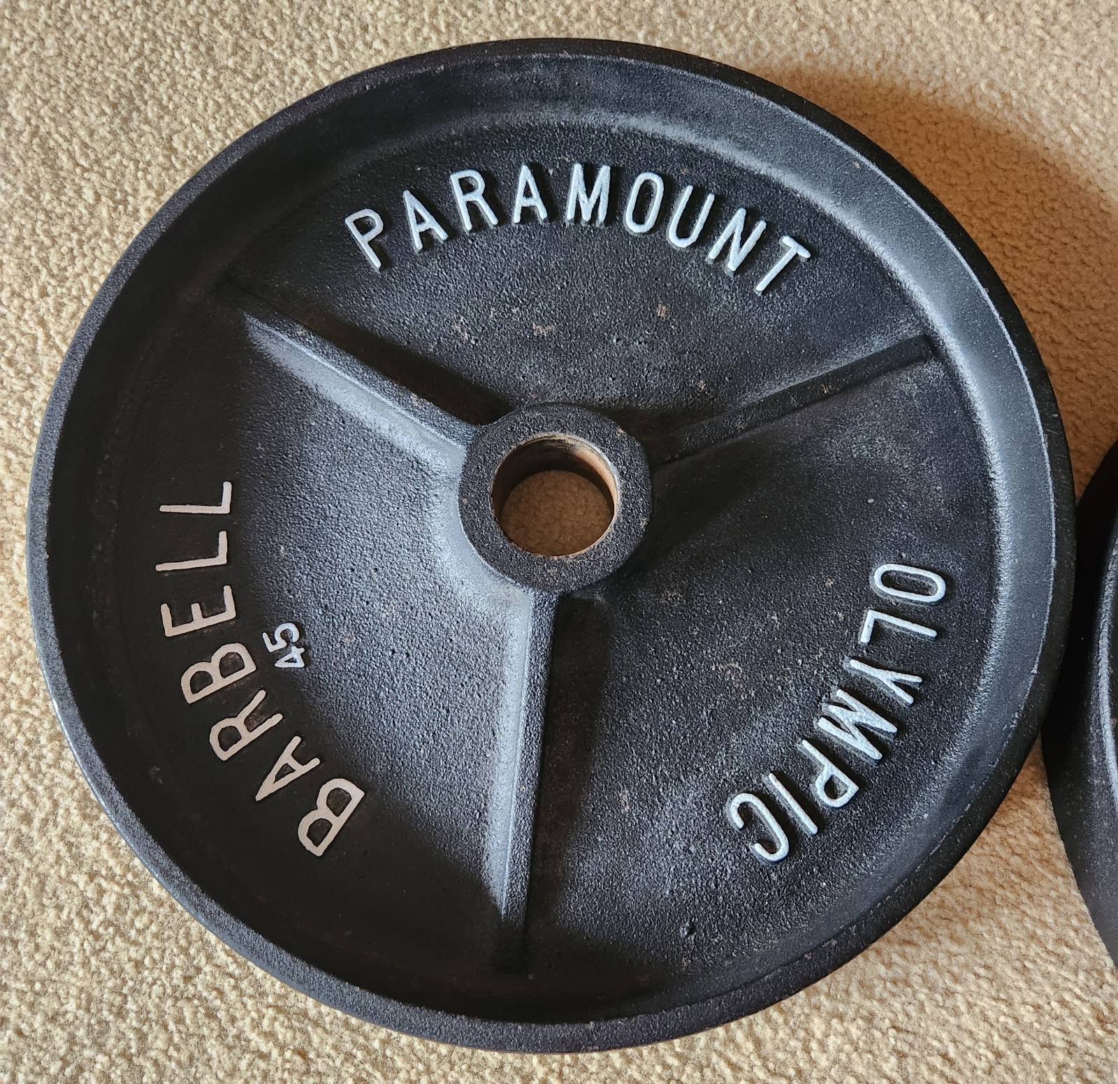 Vintage PARAMOUNT 45 Lb Deep Dish Olympic Plates - Pair
