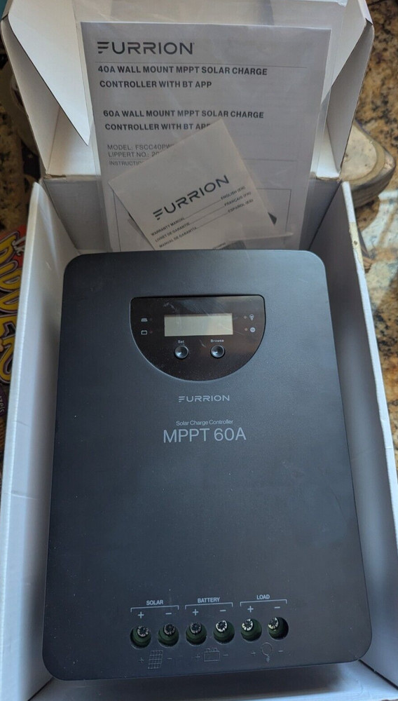 FURRION FSCC60PW-2 50A MPPT SOLAR CHARGE CONTROLLER W BLUETOOTH APP