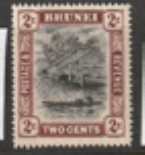 Brunei 1908 SG 36 2c mounted mint