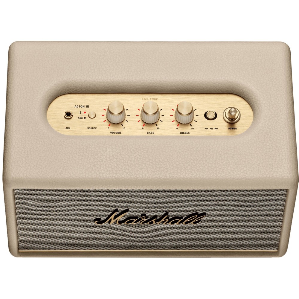 Marshall Acton III Bluetooth Speaker System (Cream)
