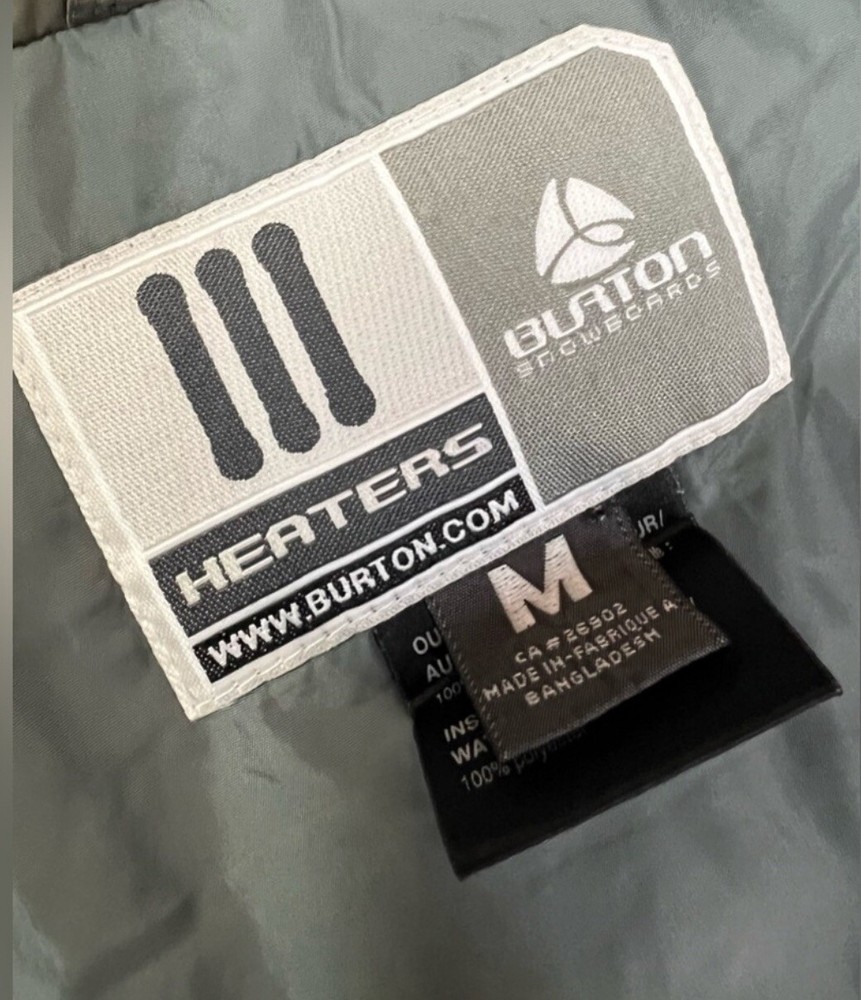 Burton snowboards Heaters size medium nylon vest