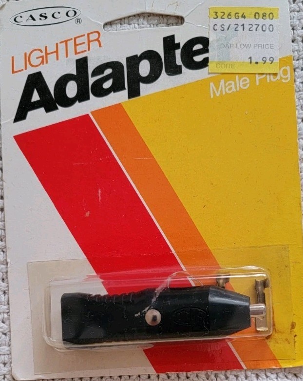 CASCO Lighter Adapter Male Plug For Replacement/New Project