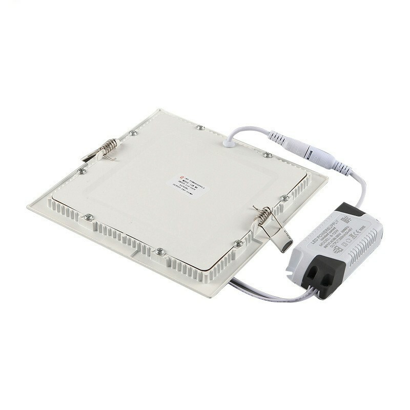 Dimmable Recessed Led Panel Light Ceiling Down Lights Lamp Square 9/12/15/18/30W