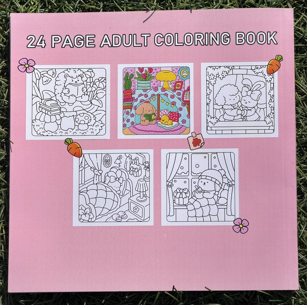 Bundle: Coloring Book + Set 24 Markers