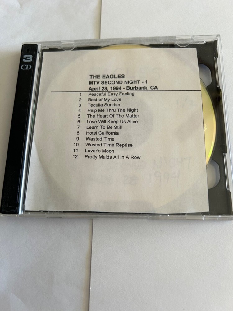 The Eagles MTV Performance Second Night April 1994