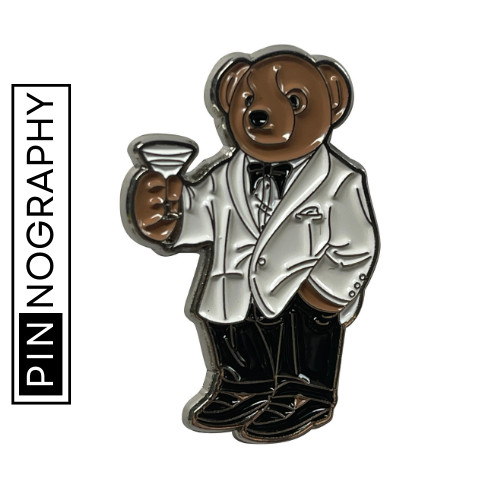 Intuxicated Bear Lapel Pin
