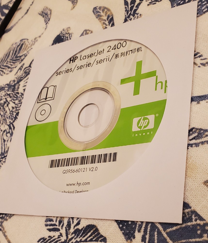 HP LaserJet 2400 series Printer Drivers & Software CD Disk