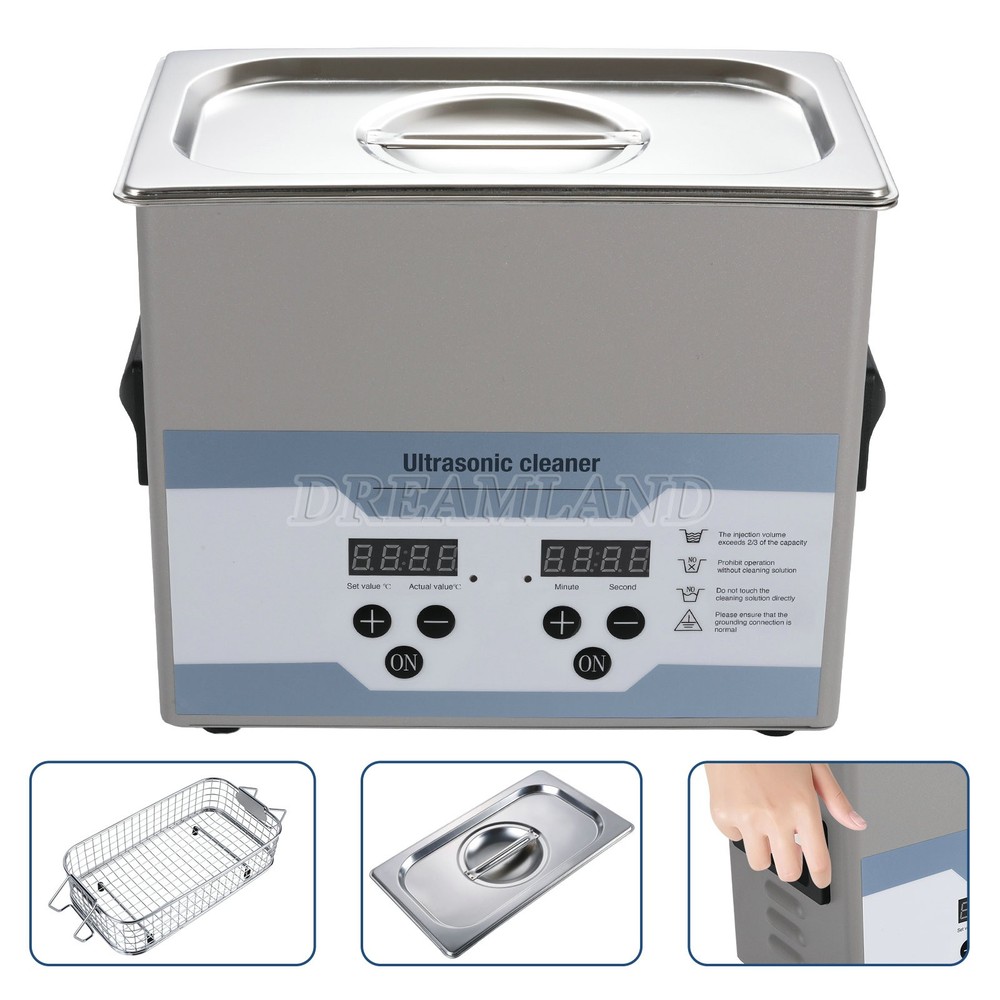 3.2L Ultrasonic Cleaner Heater Timer Mode Sonic Machine dp