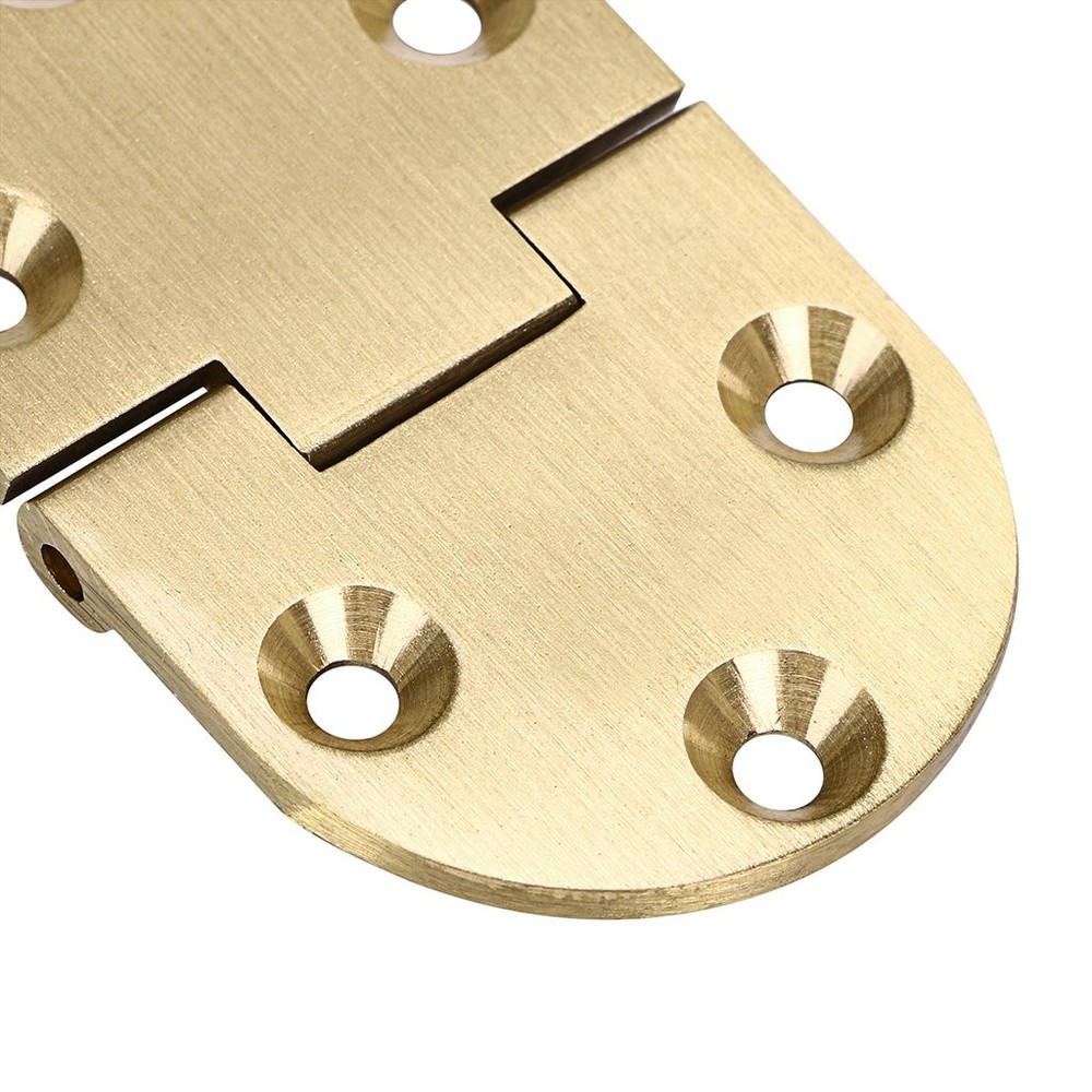 2 Pcs Solid Brass Hinges, Drop Front Desk Drawer Butt Hinge for Table Sewing ...