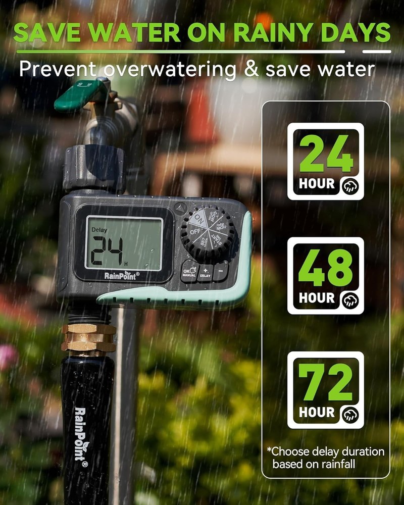 Outdoor Soaker Hose Digital Irrigation