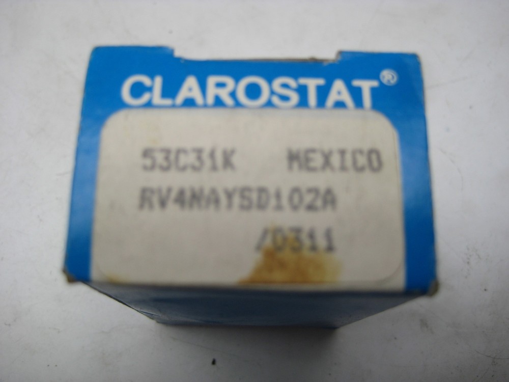 CLAROSTAT 53C31K POTENTIOMETER NSMP