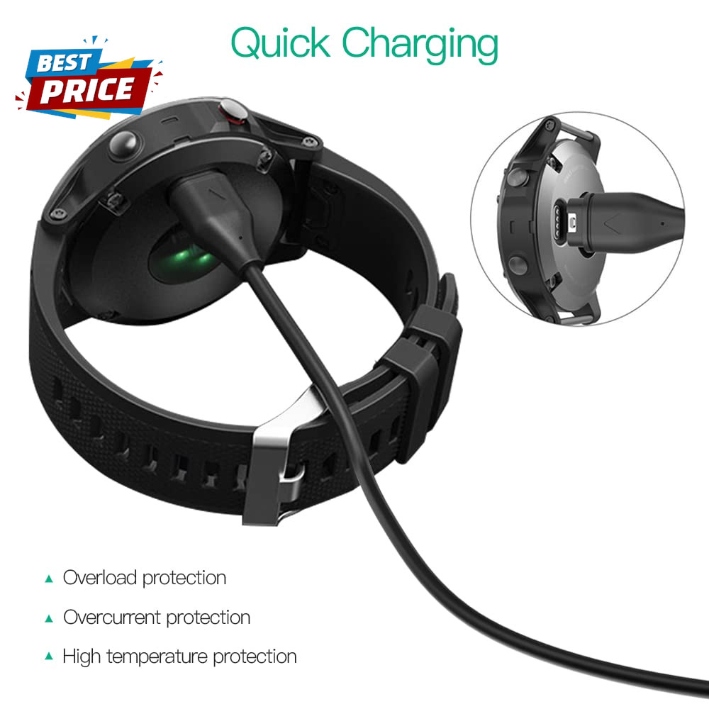 Compatible for Garmin Watch Charger Cable (2 Pack)